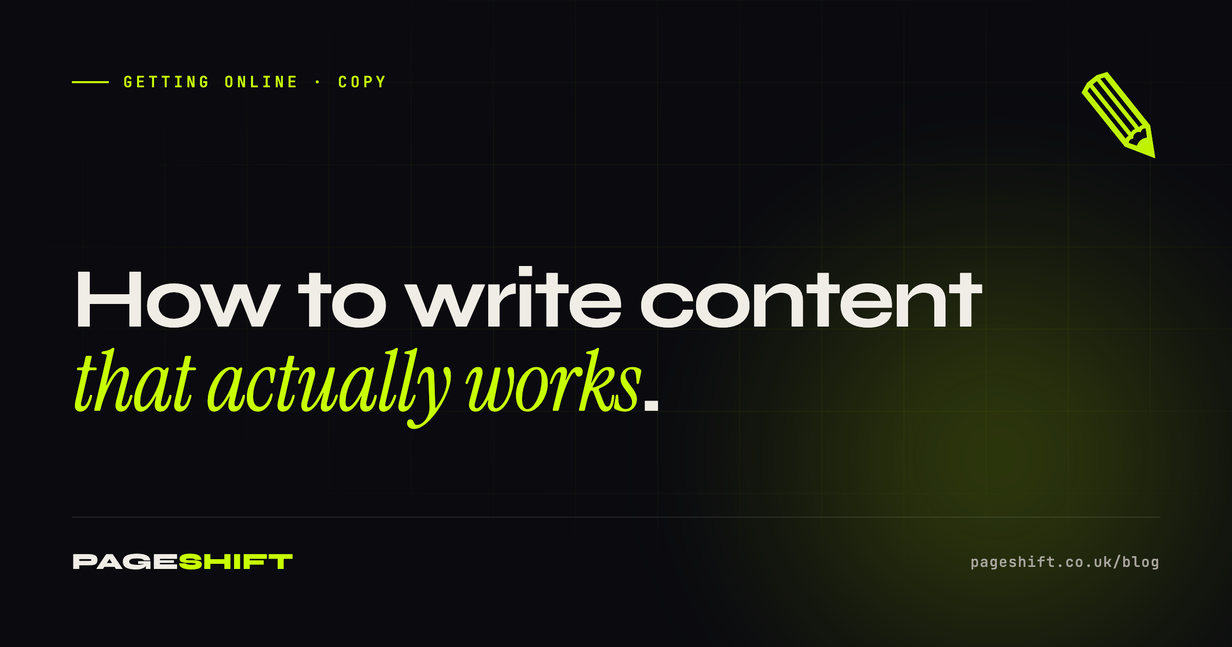 How to Write Content for Your Business Website